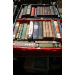 TWO TRAYS OF FOLIO SOCIETY BOOKS (TRAYS NOT INCLUDED)