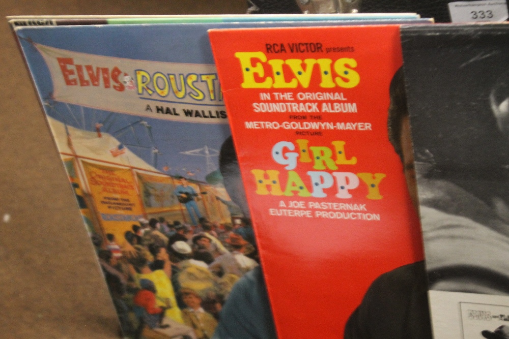 A CASE CONTAINING ABOUT 30 ELVIS PRESLEY LP RECORDS - Image 3 of 8