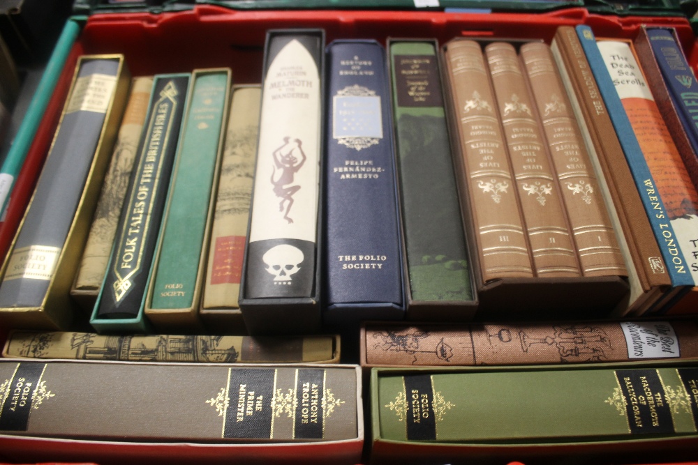 TWO TRAYS OF FOLIO SOCIETY BOOKS (TRAYS NOT INCLUDED) - Image 2 of 3