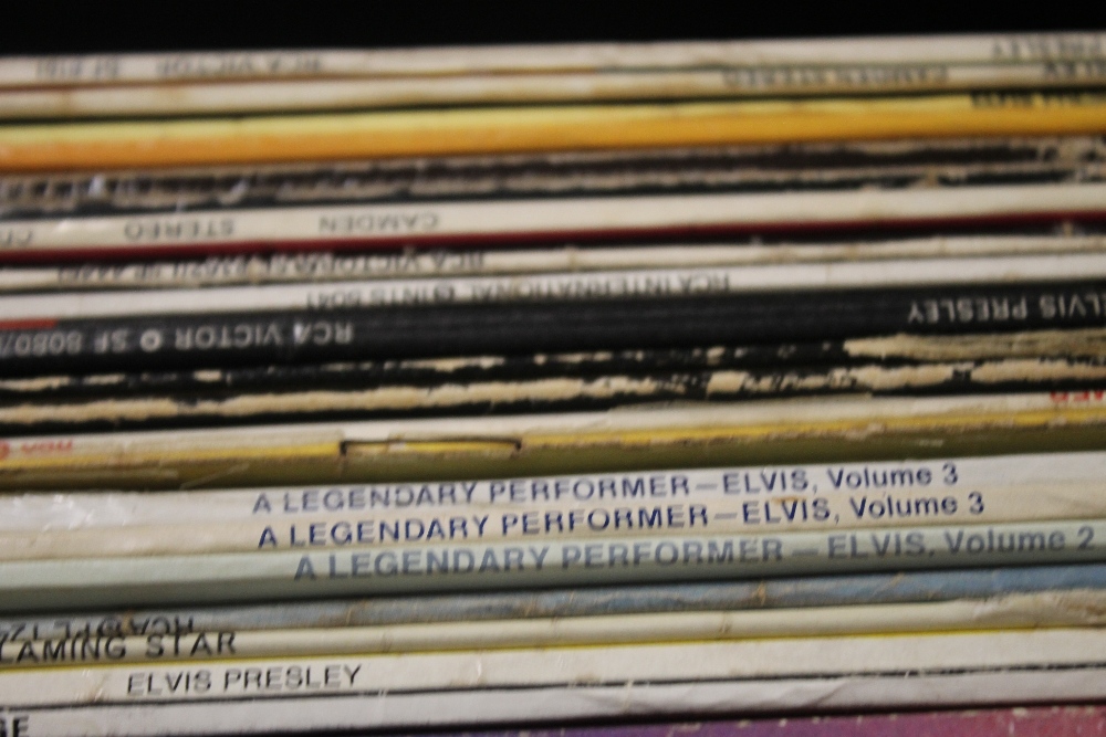 A CASE CONTAINING ABOUT 30 ELVIS PRESLEY LP RECORDS - Image 7 of 8