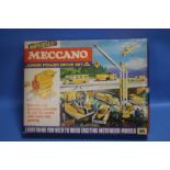 A BOXED VINTAGE MOTORISED MECCANO JUNIOR TOWER DRIVE SET