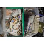 A LARGE QUANTITY OF USED BRITISH STAMPS, MOSTLY LOOSE, SOME ON ENVELOPES