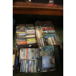 TWO BOXES OF MAINLY SCIENCE FICTION TO INCLUDE TERRY PRATCHETT