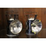 A PAIR OF VINTAGE J.W.P STADIUM LANTERNS