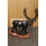 ***A CAST STAG FIGURE**