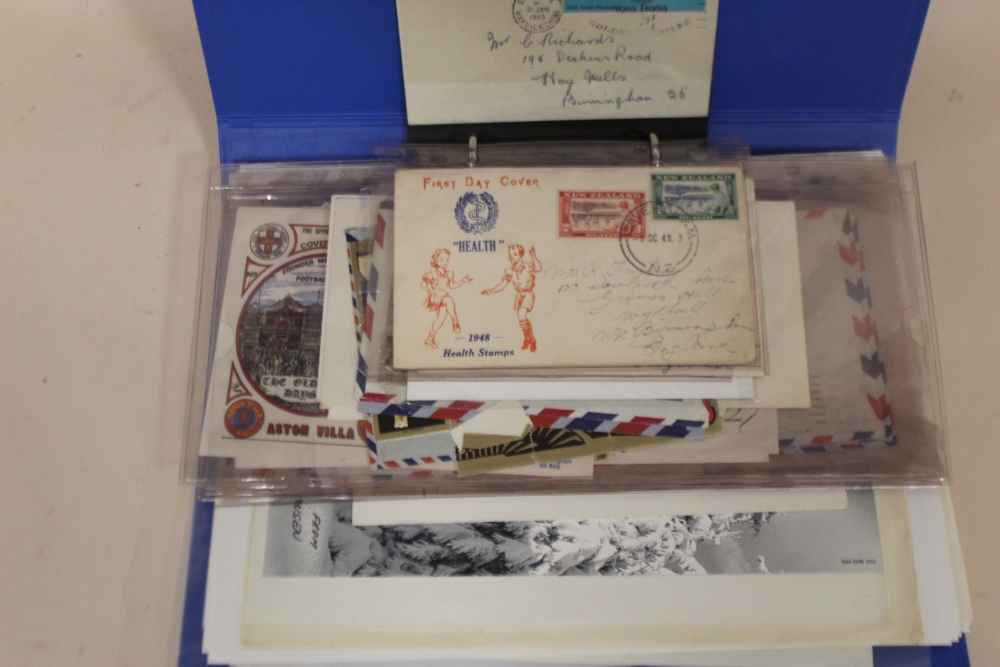 A QUANTITY OF VINTAGE STAMP ALBUMS AND CONTENTS, FIRST DAY COVERS ETC - Image 7 of 7