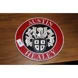 ***AN AUSTIN HEALEY PLAQUE**