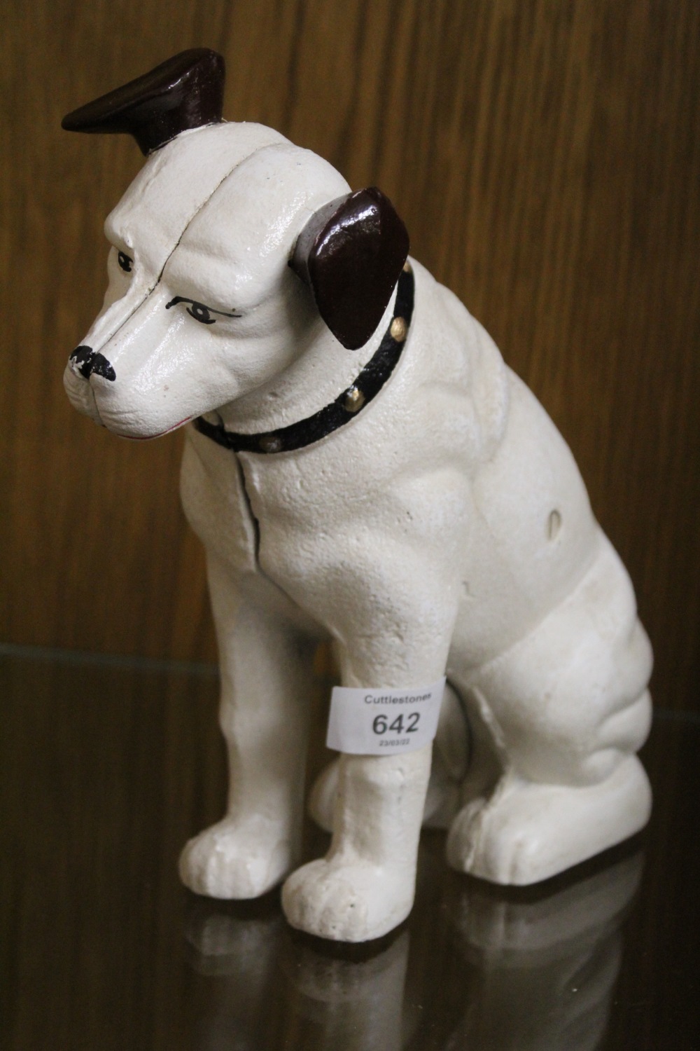 ***A LARGE HMV DOG BANK**