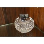 A WATERFORD CRYSTAL TABLE LIGHTER