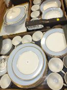 THREE BOXES OF DOULTON TEA AND DINNERWARE