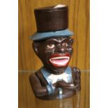 ***A JOLLY BOY WITH HAT MONEY BANK**