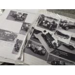 A LARGE QUANTITY OF VINTAGE BENTLEY RELATED DOCUMENTS ETC