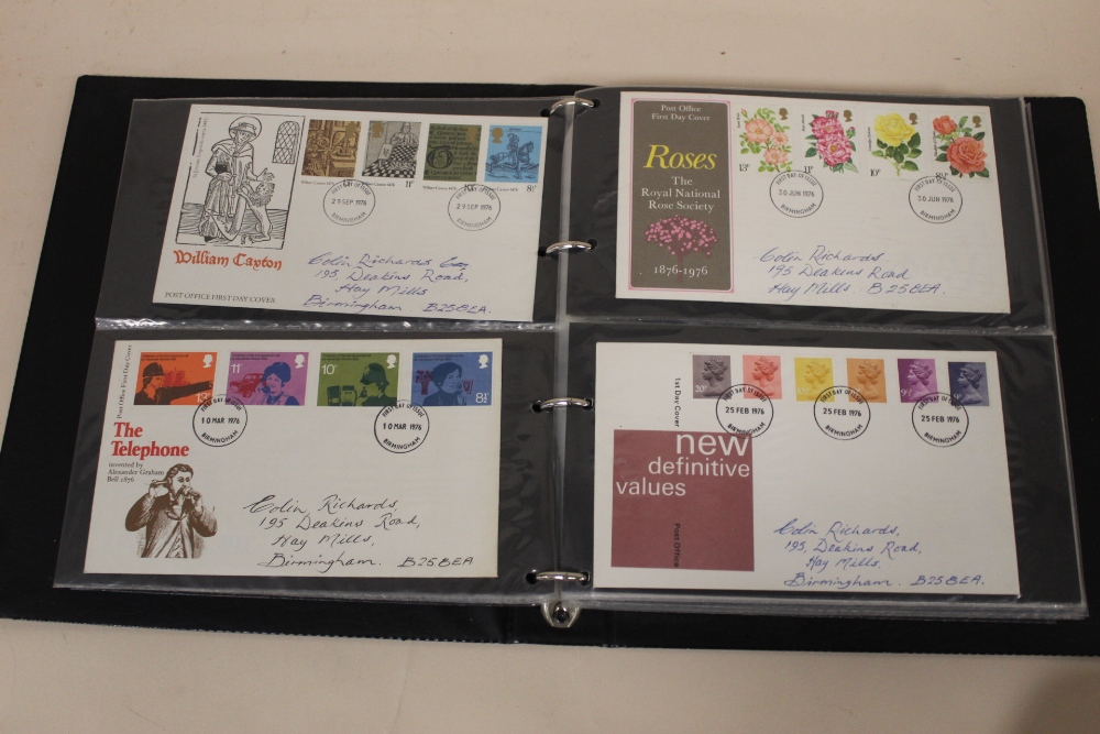 A QUANTITY OF VINTAGE STAMP ALBUMS AND CONTENTS, FIRST DAY COVERS ETC - Image 3 of 7