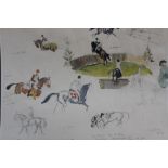 LEIGH PARRY (b.1919). Various equestrian studies of horses and riders, signed and dated 1974 lower