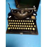 A CASED IMPERIAL TYPEWRITER