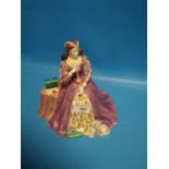 A ROYAL WORCESTER FIGURINE 'MARY QUEEN OF SCOTS'