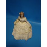 A COALPORT FIGURINE 'LILY'