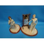 TWO PORCELAIN FIGURINE 'EMMA AND ANNE'