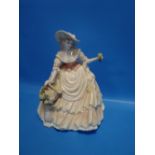 A COALPORT FIGURINE 'HARVEST GOLD'