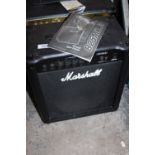 A MARSHALL B25MK.II 25 WATT BASS COMBO AMP