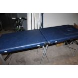 A MARSH COUCH FOLD-UP MASSAGE TABLE