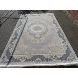 A CONTEMPORARY IRAN SILK CARPET 200 X 300 CM