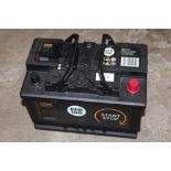 A HALFORDS 12V EFB CAR BATTERY