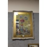 ETHEL SANDS - A FRAMED AND GLAZED PASTEL STILL LIFE STUDY OF CHRYSANTHEMUMS SIGNED LOWER RIGHT