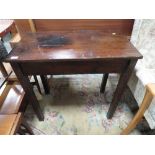 A VINTAGE SCHOOL TYPE TABLE W-81 CM