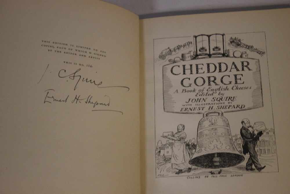 CHEDDAR GORGE A BOOK OF ENGLISH CHEESES', edited by John Squire with illustrations by Ernest H. - Image 3 of 3