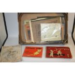 A TRAY OF ANTIQUARIAN AND COLLECTABLE CHILDREN'S AND ILLUSTRATED BOOKS to include G. Dore - 'Two