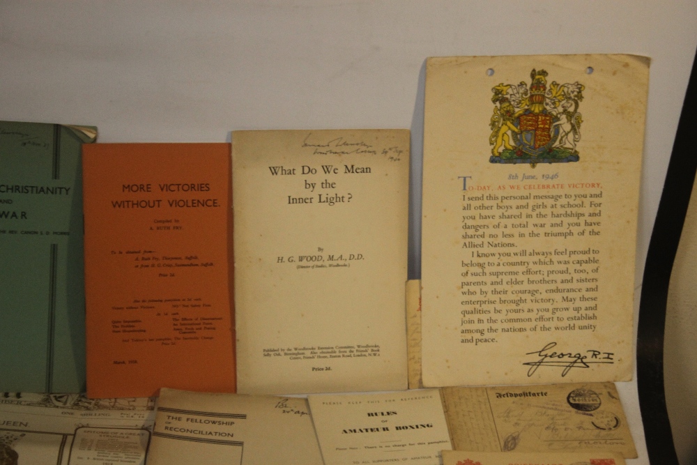 A COLLECTION OF EPHEMERA to include "Prince Edward's Farewell To The Nation, Broadcast Dec. 11th - Image 3 of 5