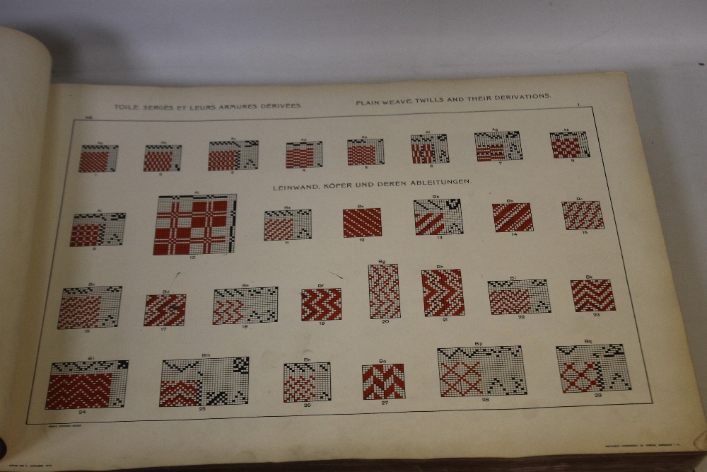 LARGE BOOK OF TEXTILE DESIGNS', edited by Franz Donat c.1910 - Image 5 of 5