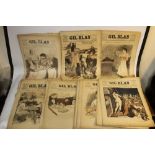 GIL BLAS, ILLUSTRE HEBDOMADAIRE 50+ COPIES, various dates 1894 - 1897