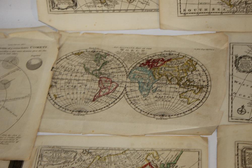 A SMALL GROUP OF "EMAN BOWEN" MAPS CONSISTING OF NORTH AMERICA, SOUTH AMERICA, ASIA (DATED 1747), - Image 6 of 8