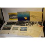A QUANTITY OF EPHEMERA RELATING TO THE UNION-CASTLE SHIPPING LINE IN THE 1960S, including menus,