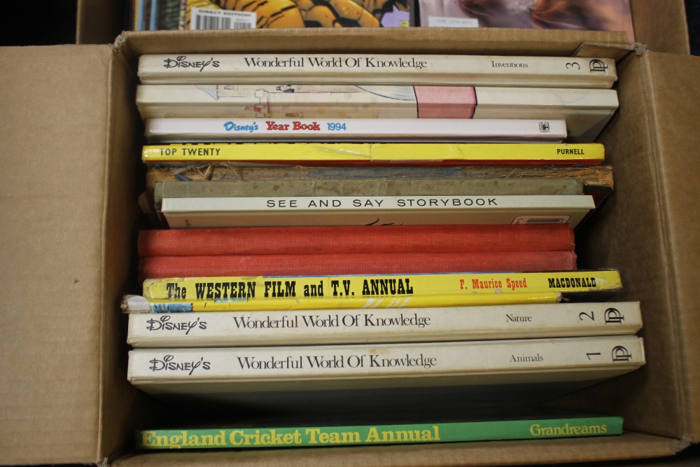 TWO BOXES OF ANNUALS to include Beano, Dandy, Fantastic Four etc. together with a box of mainly - Image 3 of 4