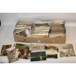 A COLLECTION OF MIXED VINTAGE POSTCARDS, to include Topographic, Sentimental, Portraits etc