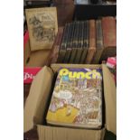 PUNCH MAGAZINES, BOTH BOUND AND LOOSE, bound copies covering the years 1877 - 1910, loose copies