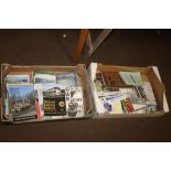 TWO TRAYS OF RAILWAY INTEREST BOOKLETS AND MAGAZINES to include a small quantity of 'National
