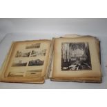 A VICTORIAN PHOTOGRAPH ALBUM, MAINLY TOPOGRAPHIC SUBJECTS, to include images of Hull, York street