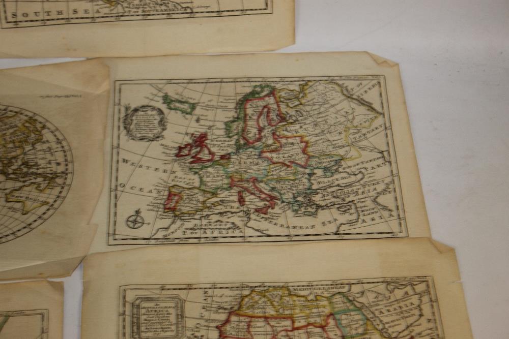 A SMALL GROUP OF "EMAN BOWEN" MAPS CONSISTING OF NORTH AMERICA, SOUTH AMERICA, ASIA (DATED 1747), - Image 3 of 8