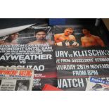 BOXING INTEREST- TWO COLOUR BOXING POSTERS BOTH 1200 X 850, FURY V KLITSCHO (DUSSELDORF) AND