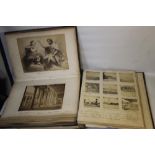 TWO ALBUMS OF PHOTOGRAPHS MAINLY TOPOGRAPHIC, to include Monte-Carlo, Bologna etc.