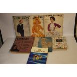 VOGUE PATTERN BOOKS to include Spring 1950, Summer 1950, April-May 1952 and April-May 1965, together