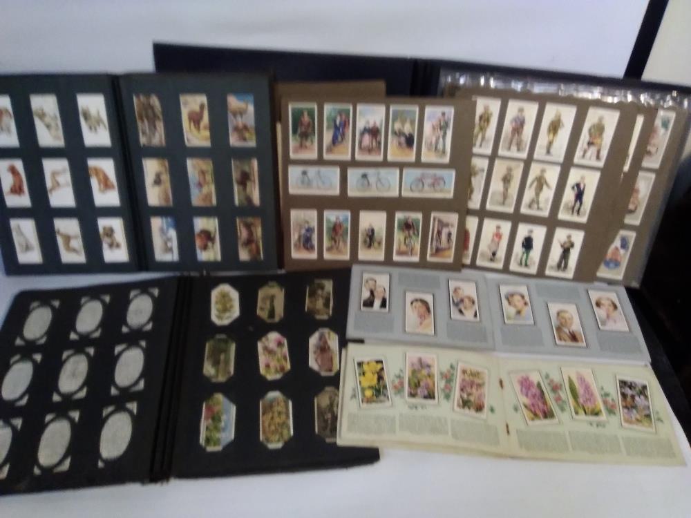 A QUANTITY OF ALBUMS OF CIGARETTE CARDS, to include Wild Flowers, Fresh Water Fish, Natural Flags, - Image 4 of 8