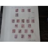 STAMPS - GREAT BRITAIN EMBOSSED/ SURFACE PRINTED RANGE WITH 1867 6d (3) 10d (2) 1/0 POOR TO FINE 2