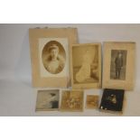 A GROUP OF LATE VICTORIAN / EDWARDIAN "CAMERON" FAMILY PHOTOGRAPHS,