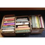 THREE BOXES OF ANTIQUE REFERENCE BOOKS TO INCLUDE 'BARREL ORGAN' BY ARTHUR ORD-HUME, 'Etchers &