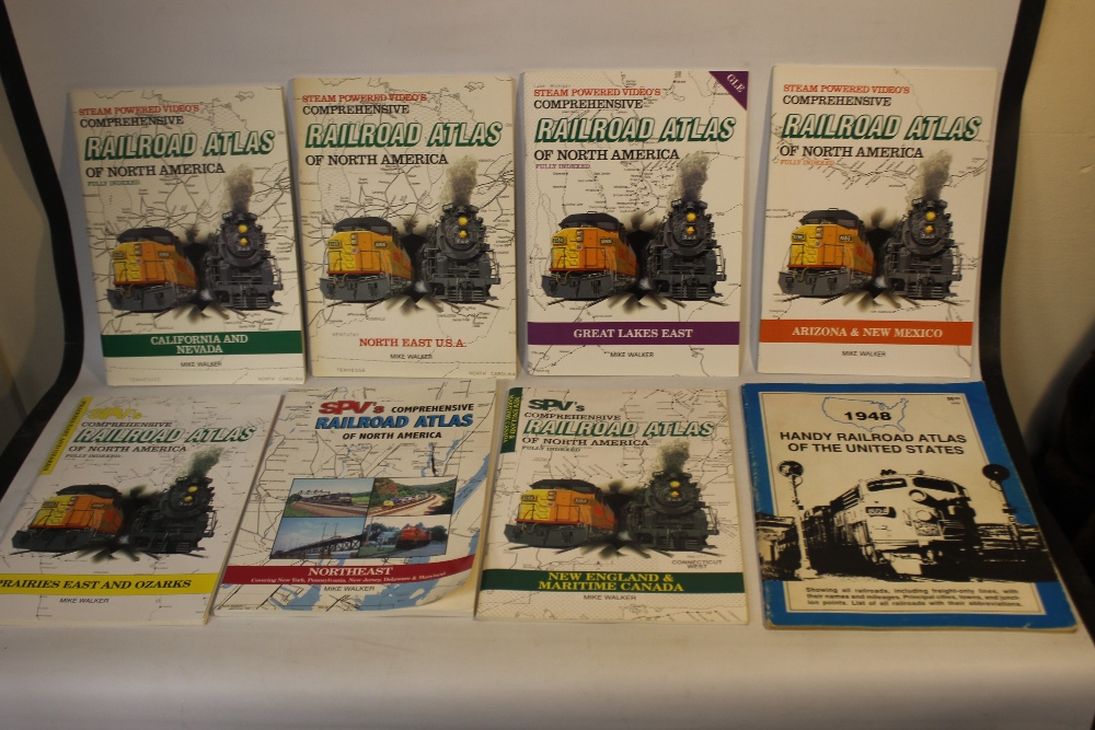 A QUANTITY OF 'SPV'S RAILROAD ATLAS OF NORTH AMERICA' by Mike Walker (15) together with '1948 - Image 3 of 3